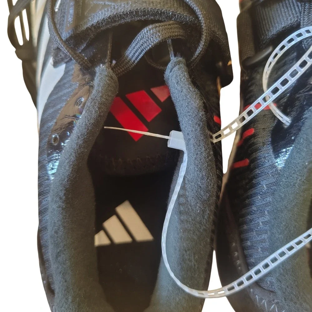 Adidas The Total‎ Weightlifting Shoes Mens 8 Womens 9 Black White Red GW6354